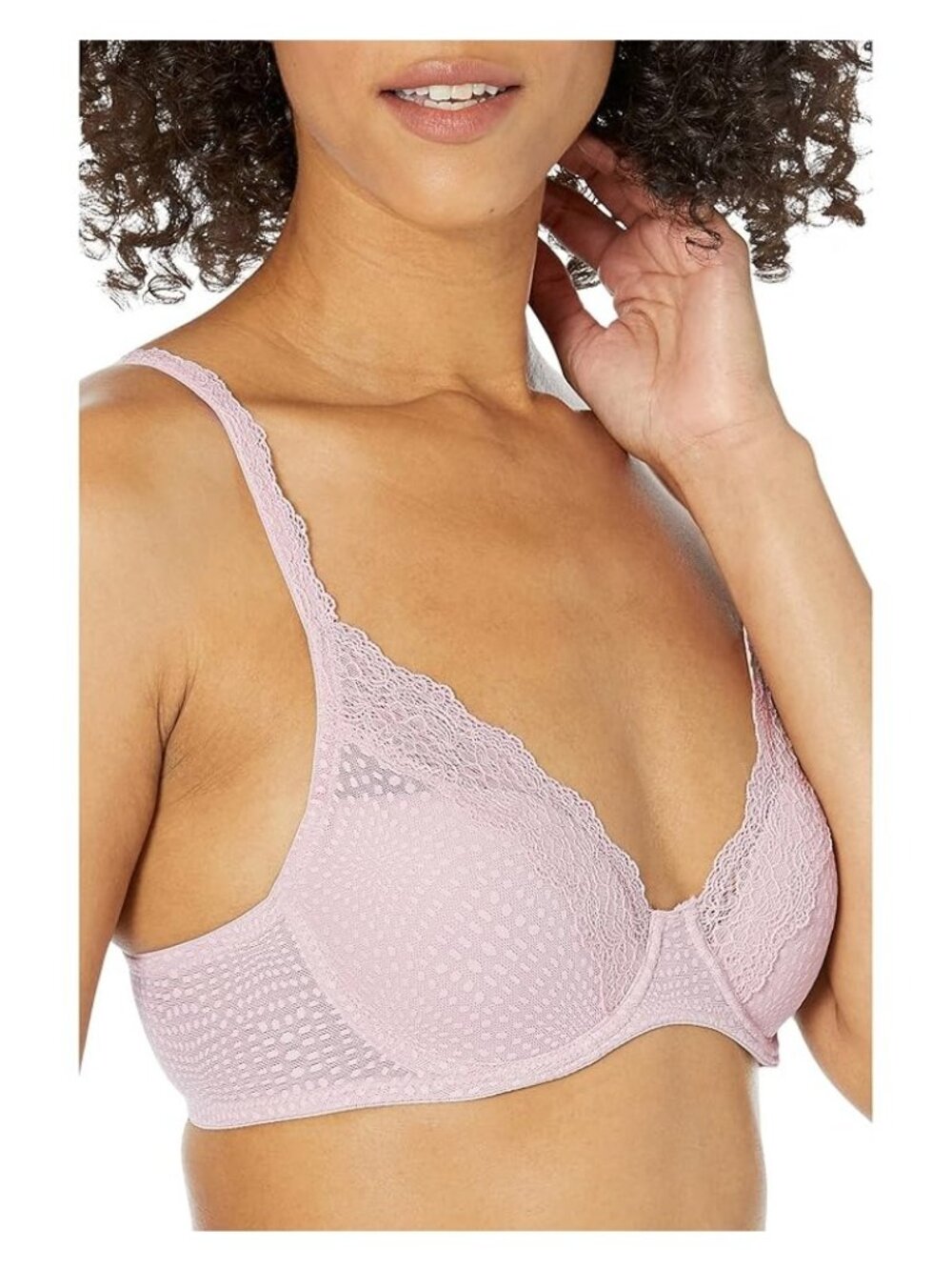 🆕NATORI Beyond Convertible Contour Underwire T-Shirt Bra Rose Beige 34DD #72228